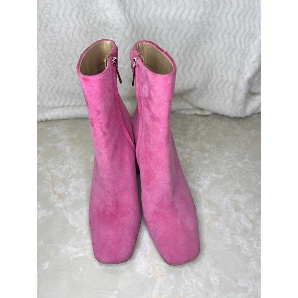 Sam Edelman Codie Square Toe Block Heel Bootie Pi… - image 2